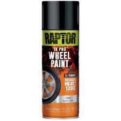 High Temperature Wheel Paint Silver Aerosol Raptor